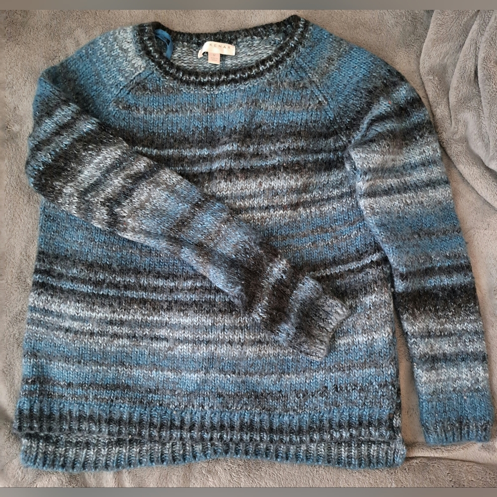 KENAR blue sweater